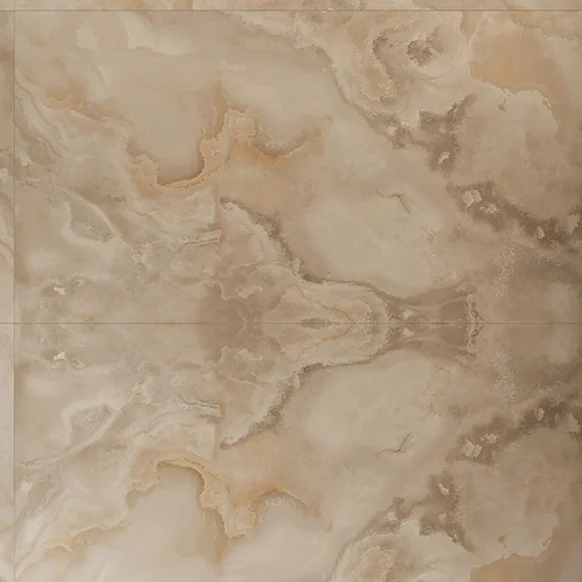 Onyx-patterned stone floor tile