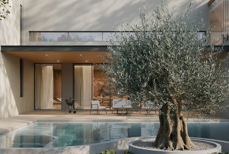 Private Pool Party Ideas in a Resort-Style Home at The 8ight